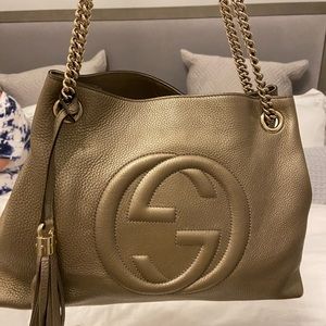 Gucci Soho Chain Strap Shoulder Bag limited edition gold ! Mint mint condition!